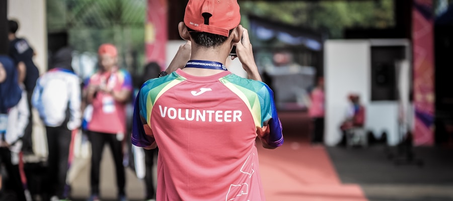 Nonprofit volunteers working together at a charity event