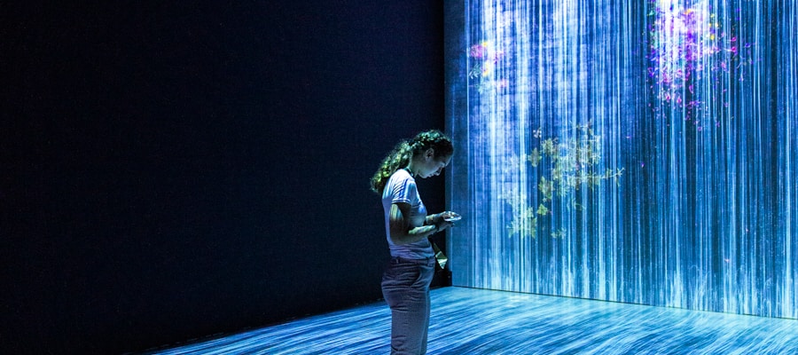 Robotics team working on their robot